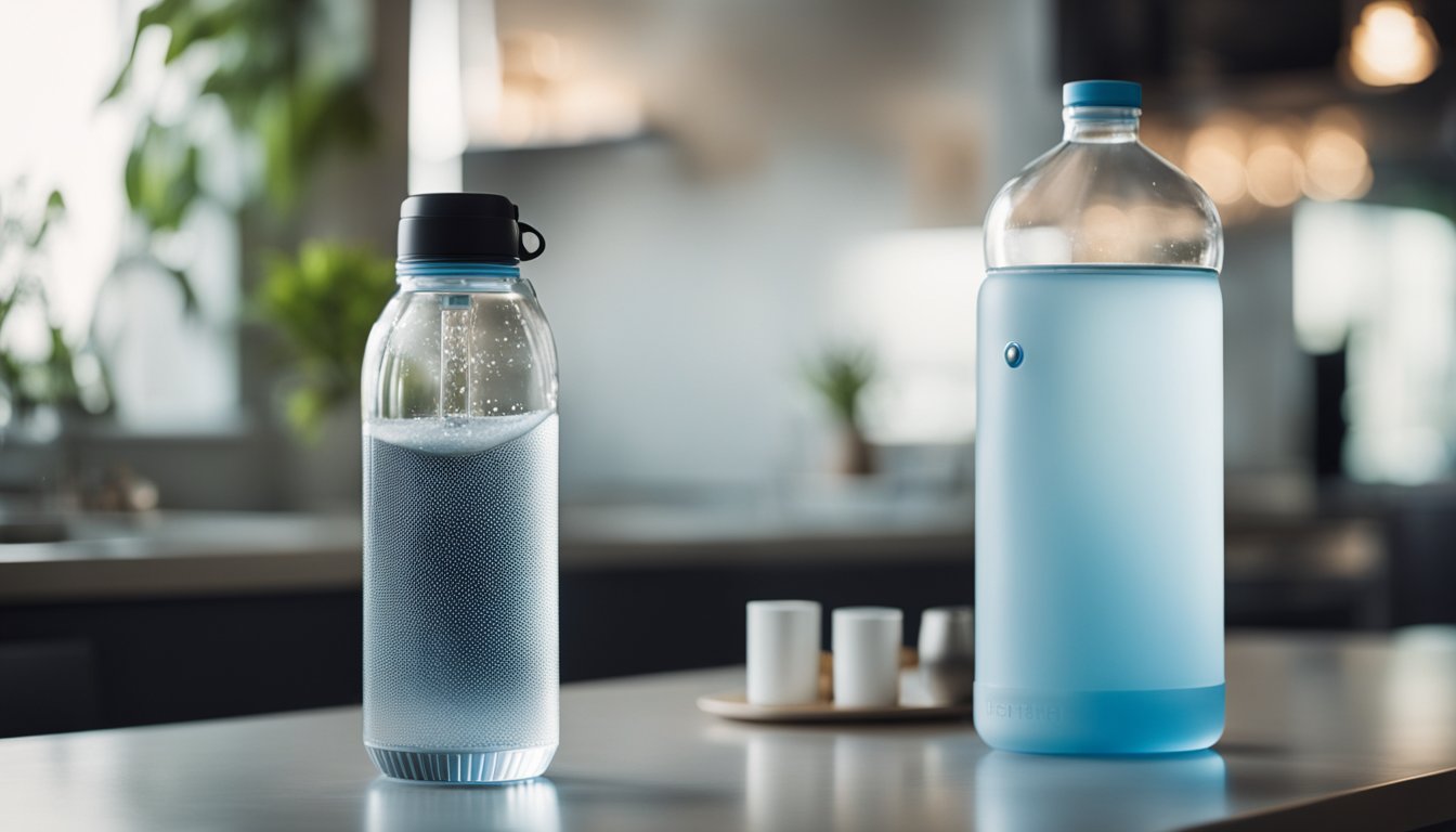 how does a hydrogen water bottle work