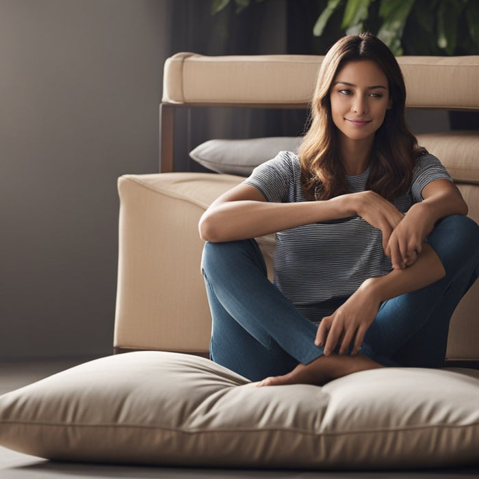 how to sit on a meditation cushion