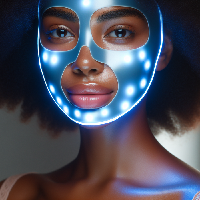 how to use a led face mask