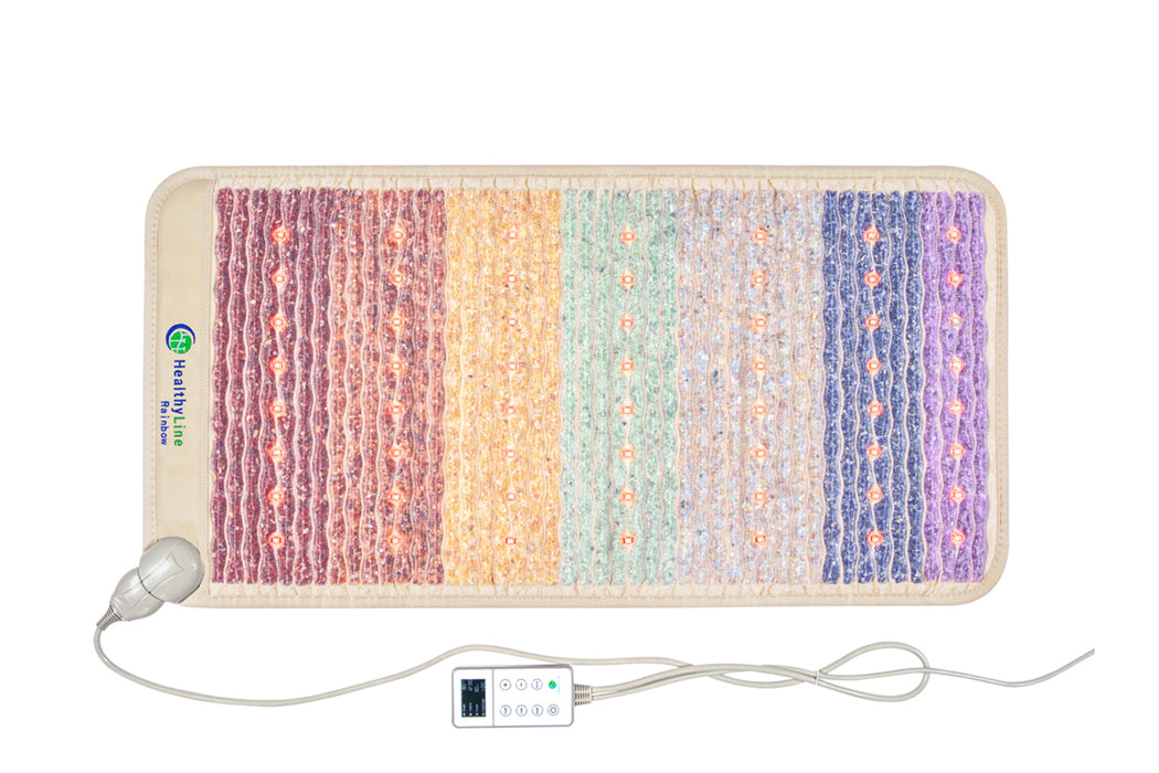 HealthyLine Rainbow Chakra Mat Small 4020 Firm