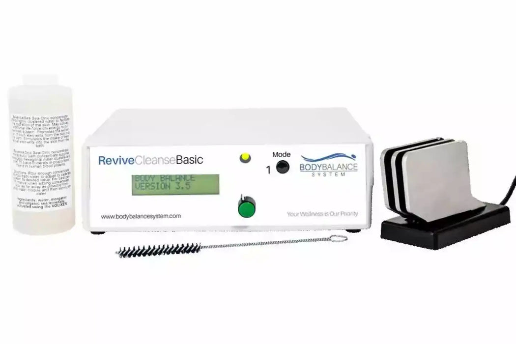 Body Balance System ReviveCleanseBASIC Ionic Detox Foot Bath set inclusions