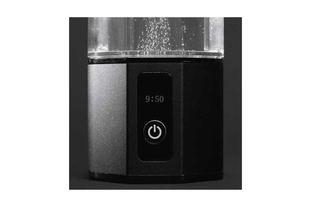 Echo Go+ Hydrogen Water Bottle timer display with control button
