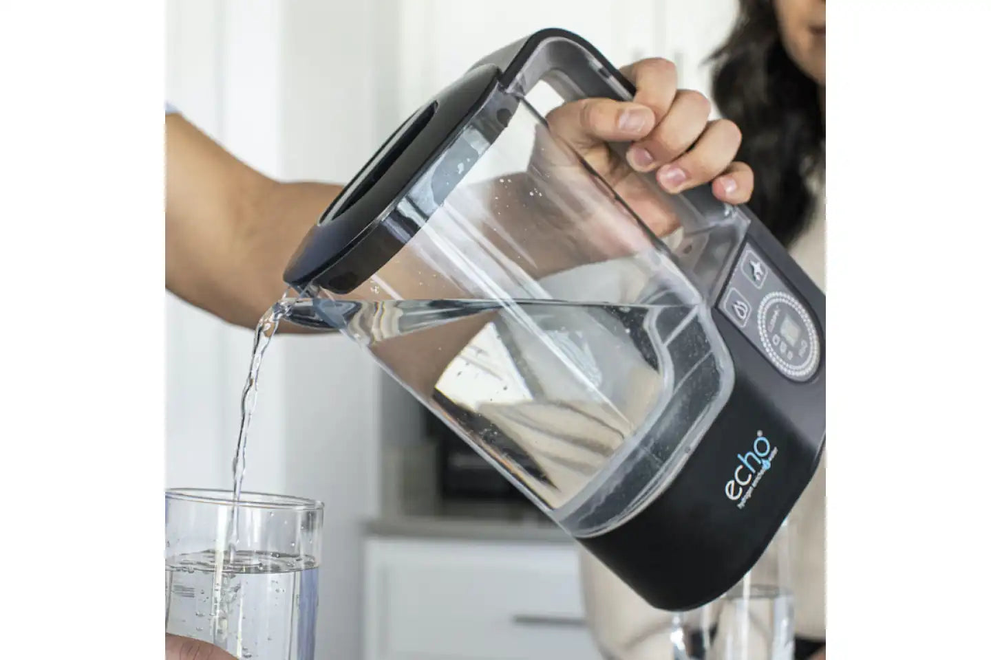 Echo Hydrogen Water Pitcher In Use