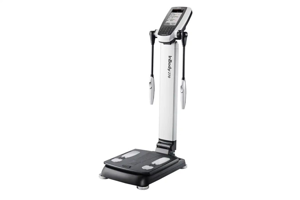 InBody 270 Body Composition Analyzer device front and side view
