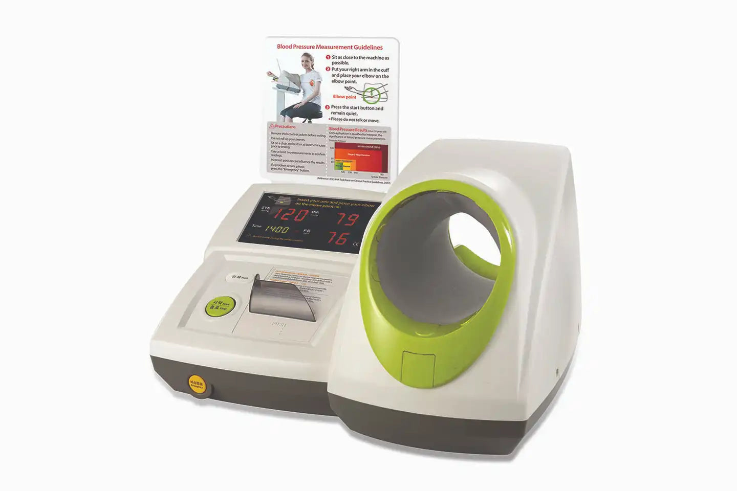 Inbody Blood Pressure with blood pressure monitor, high-speed thermal printer, and user manual