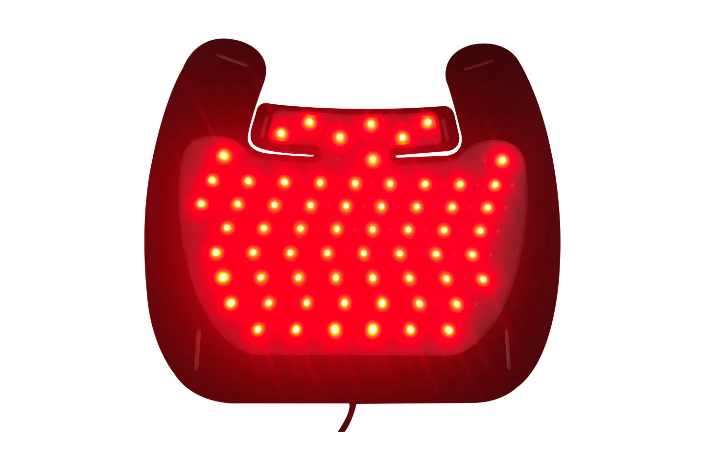 Upper Back/Neck Red Light Therapy Pad in Silicone by LS Pro Systems Inside