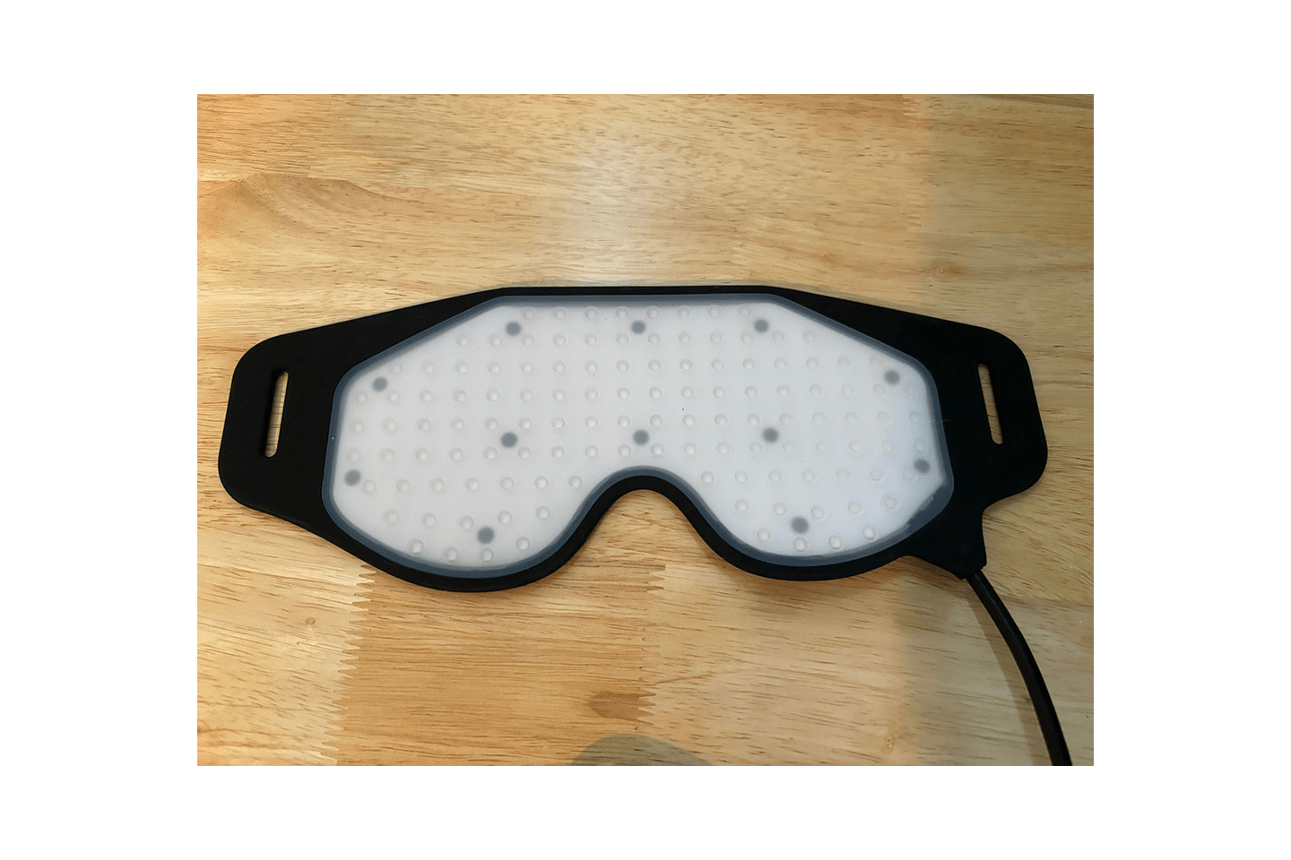 Red Light Face Mask with Silicone by LS Pro Systems Inside