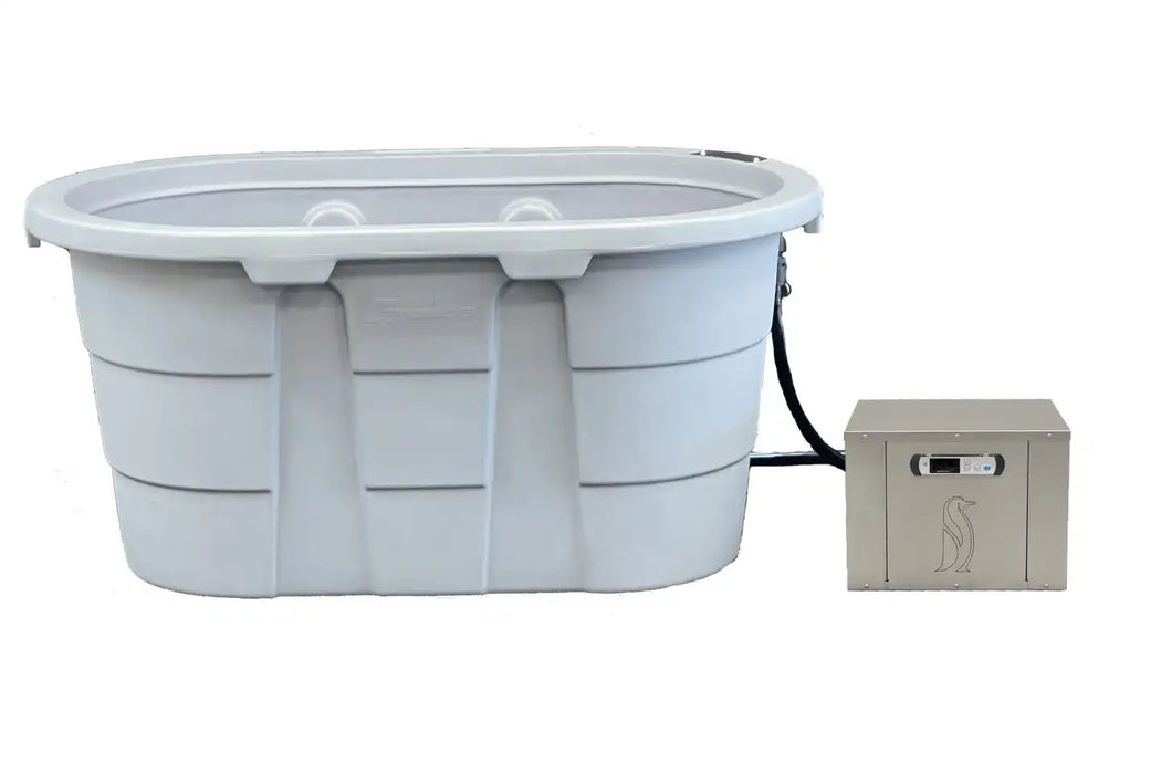 Penguin Chillers Cold Therapy Chiller & Tub with hose front view
