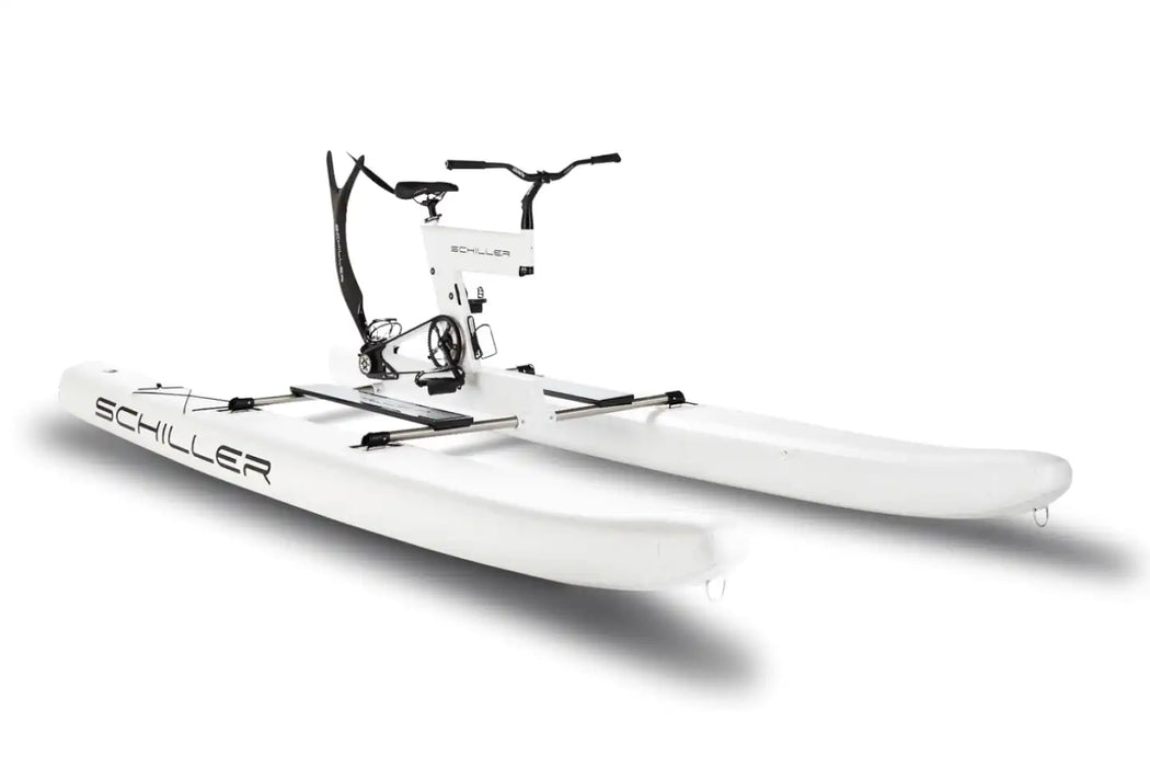 Schiller S1-C Water Bike white body side view