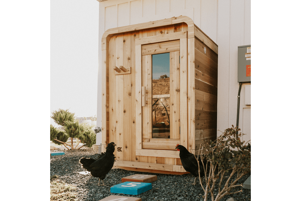 The Sweat Pod 2-4 Person Cedar Sauna by Sweat Kingdom