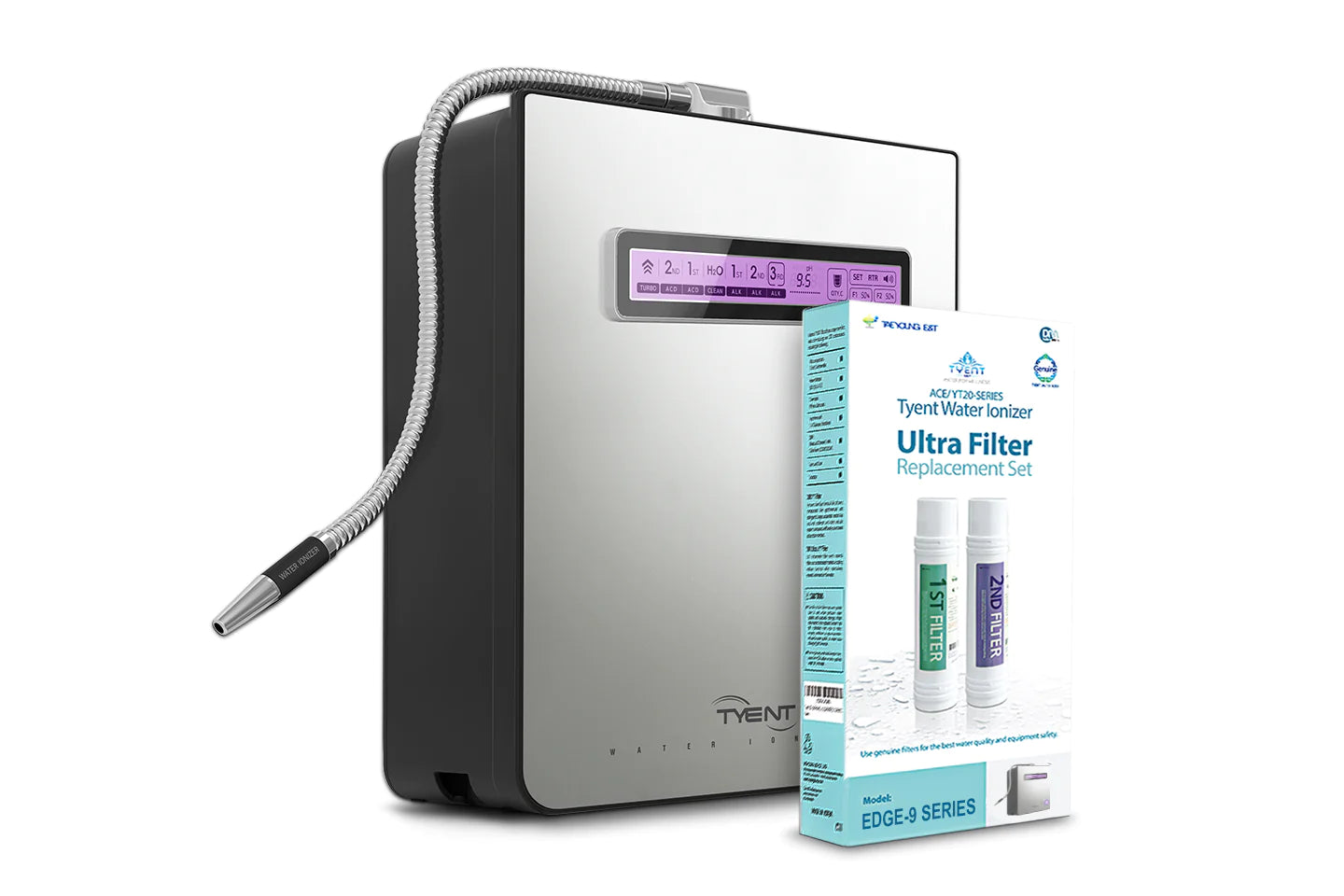 Tyent ultra filter Ionised Water Machine with filters in the box