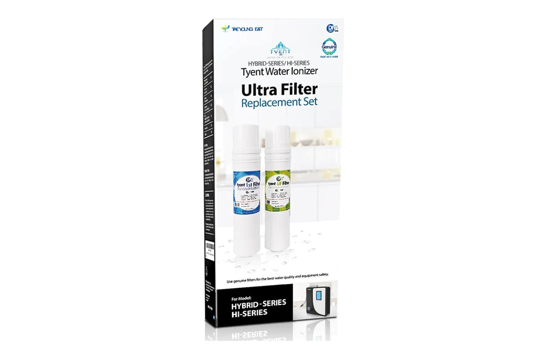 Tyent Ionized Water view of ultra filter in the box