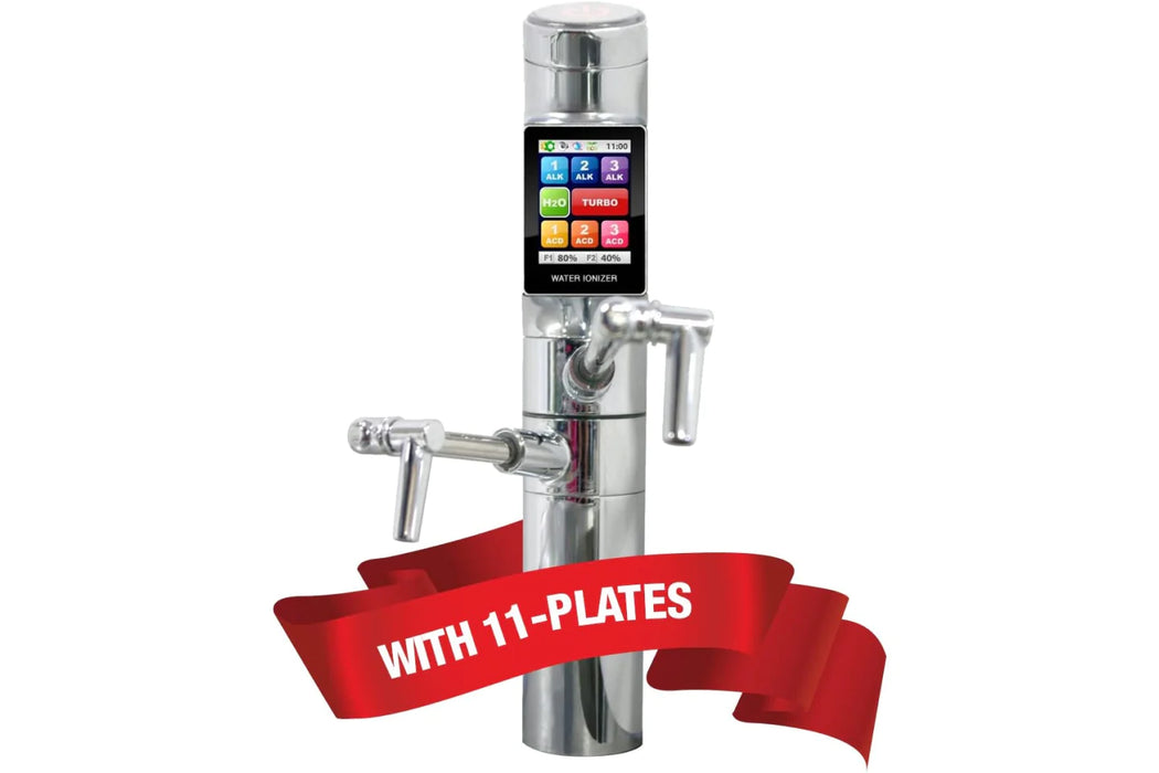 Tyent UCE-11 Turbo Water Ionizer closeup with LCD