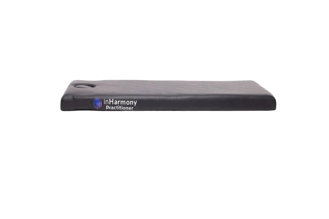 inHarmony Vibroacoustic Bed dimensions 76 x 28 x 4 in (LxWxH)