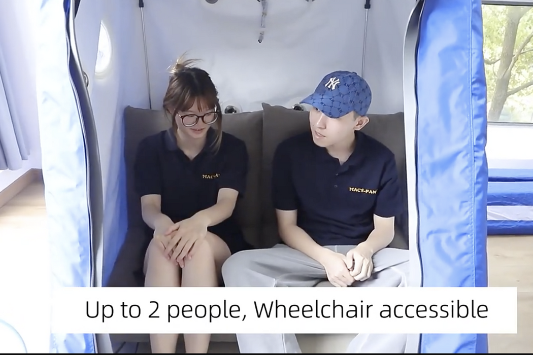 Macy-Pan MC4000 Wheelchair + Double Seated 1.3 to 1.4 ATA Hyperbaric Chamber