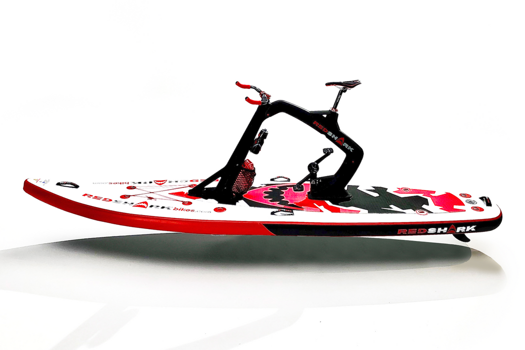 Red Shark Fitness Bike Surf side view
