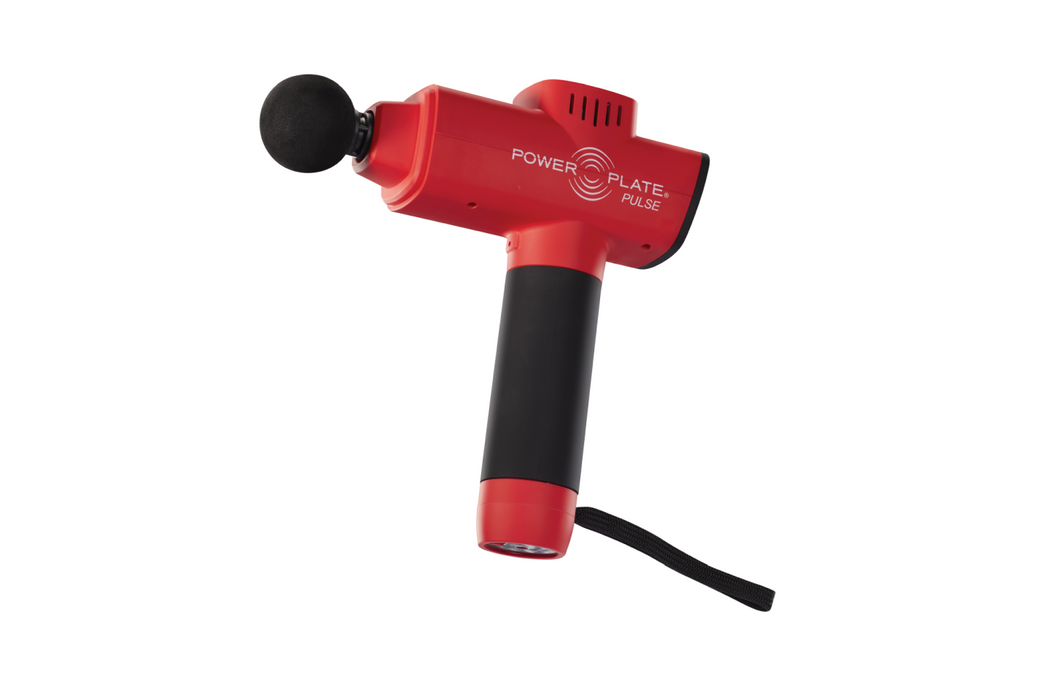Power Plate Pulse Vibrating Massager red model side view
