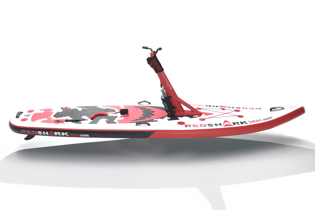 Red Shark Scooter Surf side view