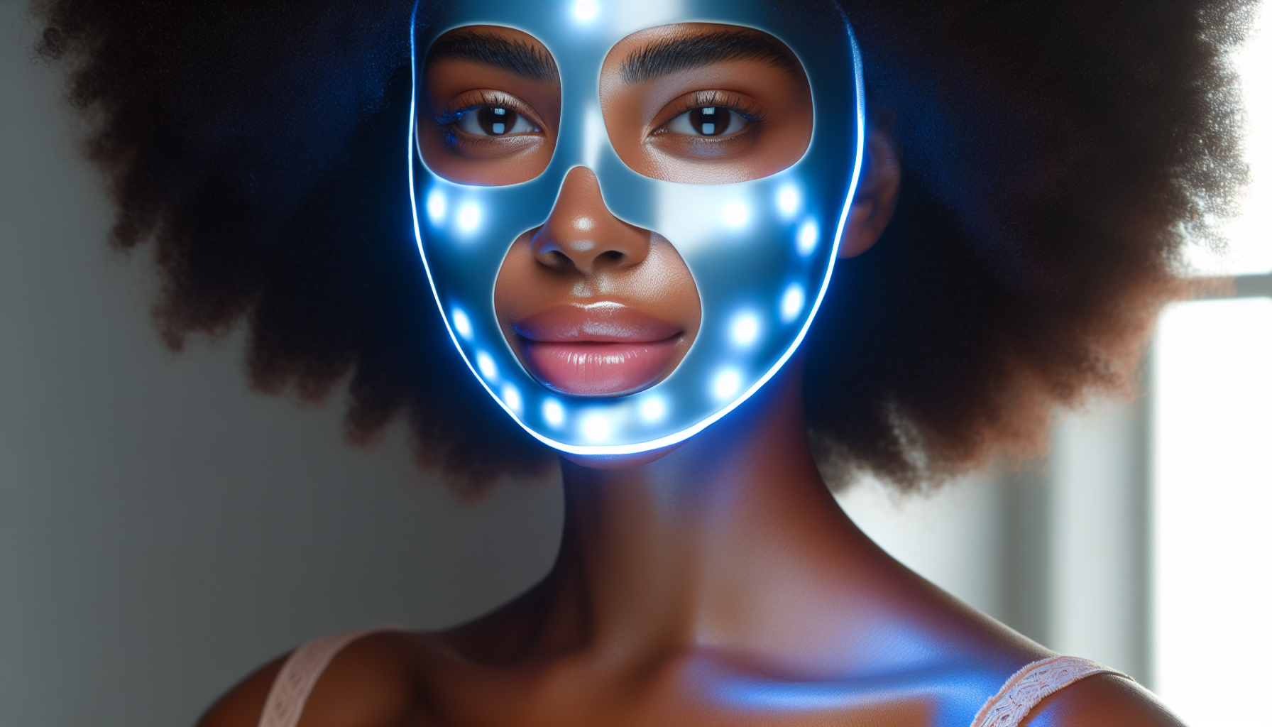 how to use a led face mask