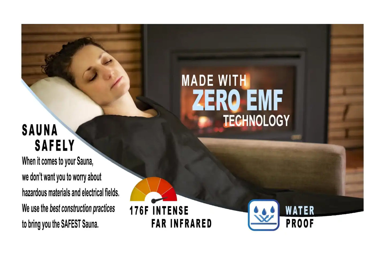 1Love Health PREMIUM ZERO Sauna Blanket Zero features