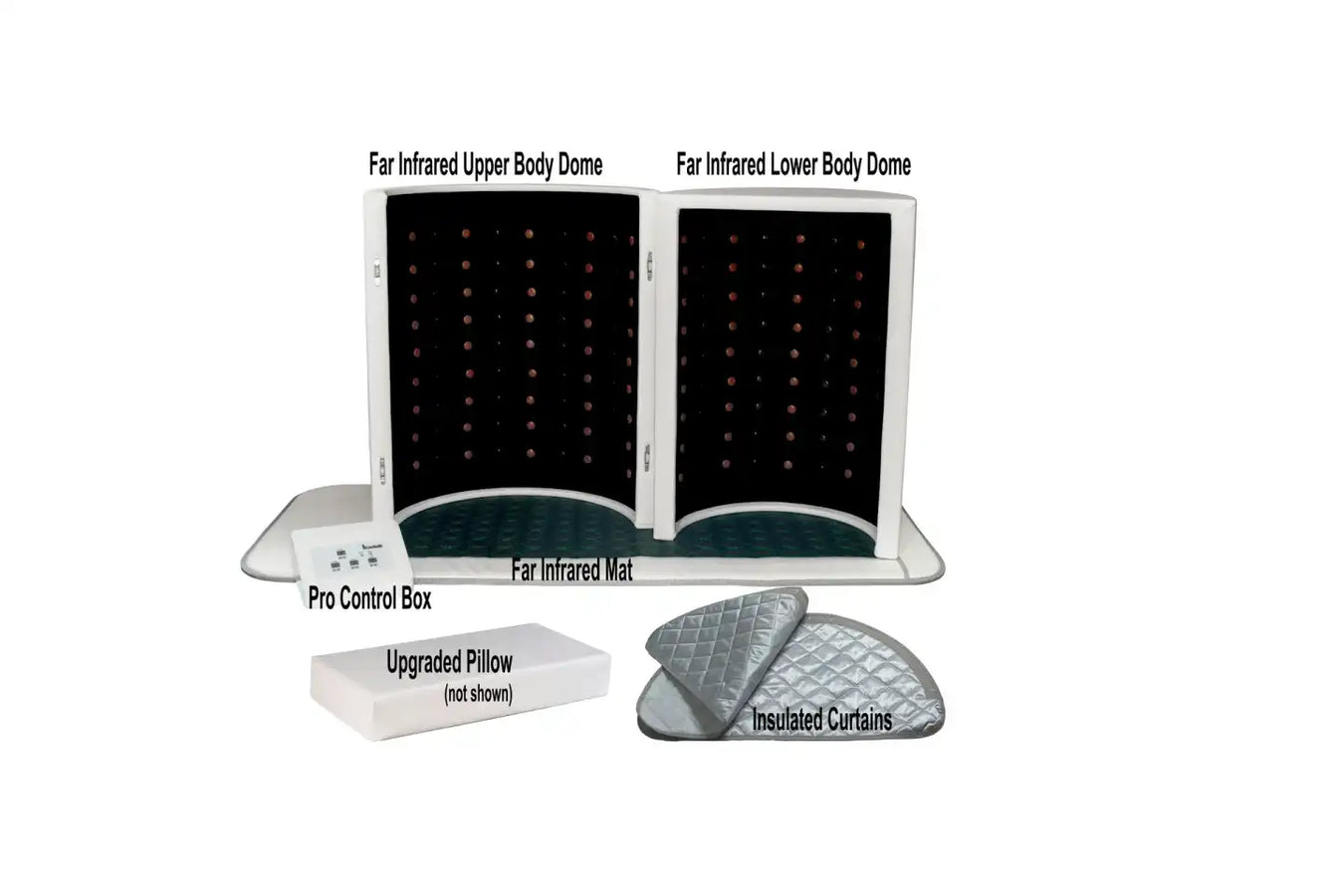 1Love Health Premium ZERO XL 360 Far Infrared Sauna Dome with Mat and Stones Features and inclusions