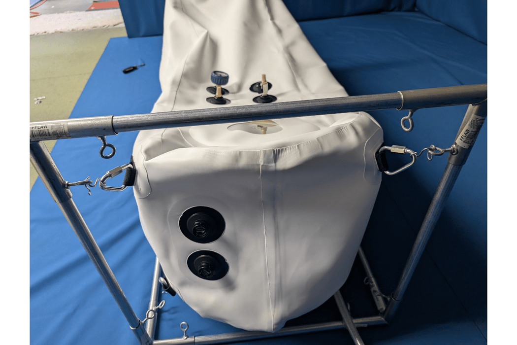 hyperbaric chamber therapy unit by newtowne hyperbarics, deflated