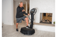 Elderly using the Power Plate my7 Vibro Plate black