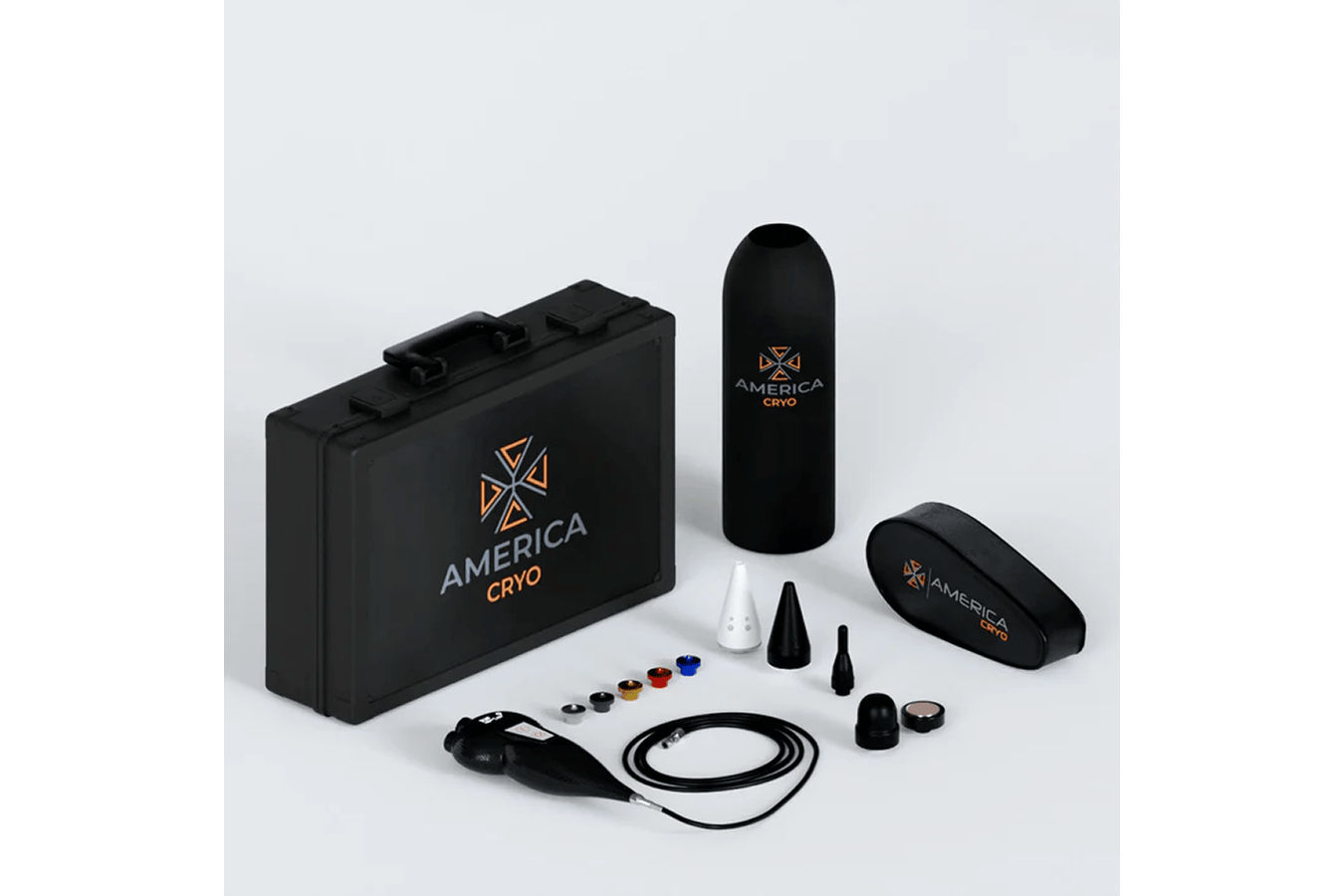 In the box contents of the America Cryo Subzero Aesthetic Localized Cryotherapy Machine
