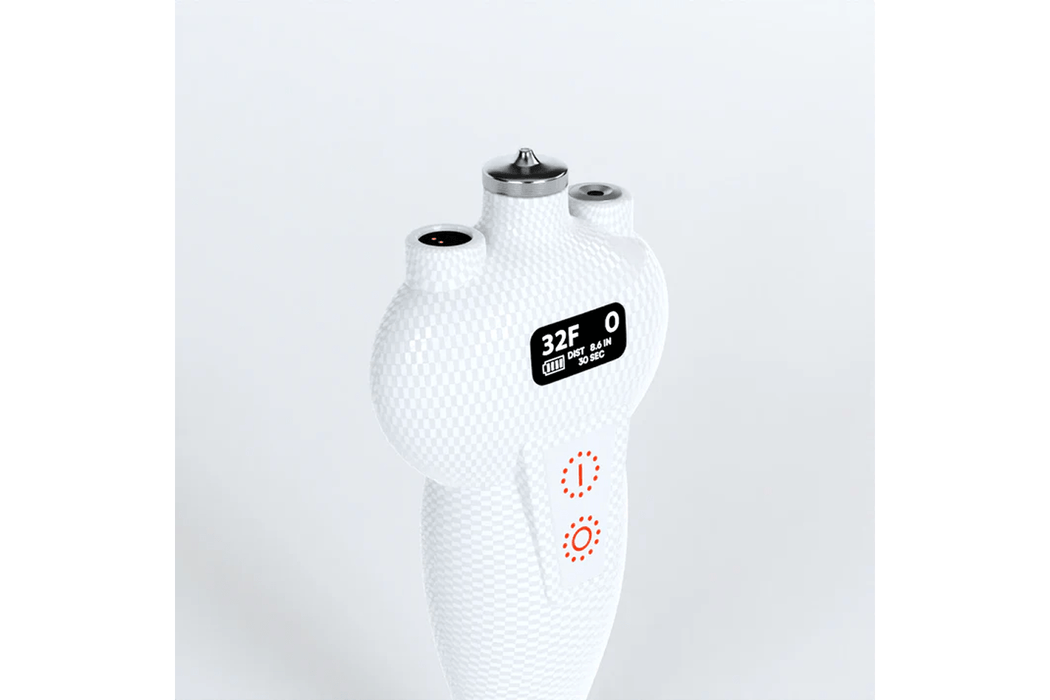 side view of the America Cryo Subzero Aesthetic Localized Cryotherapy Machine in white 