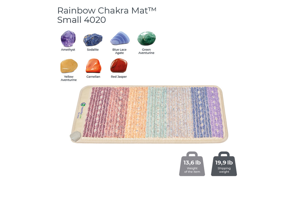 HealthyLine Rainbow Chakra Mat Small 4020 Firm - Photon PEMF Inframat Pro 3rd Edition - 1