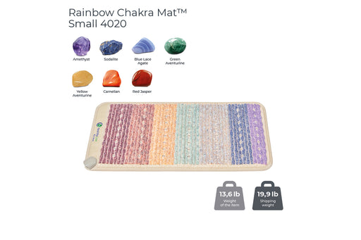 HealthyLine Rainbow Chakra Mat Small 4020 Firm - Photon PEMF Inframat Pro 3rd Edition - 1