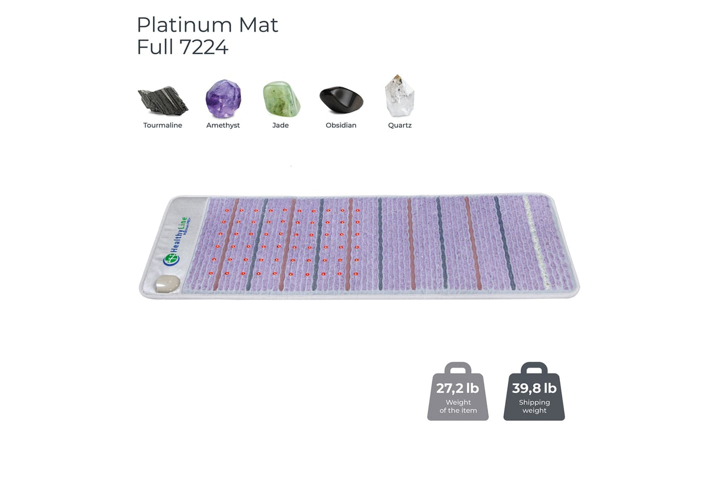 HealthyLine Platinum MatTM Full 7224 Firm: Advanced PEMF InfraMat Pro ...