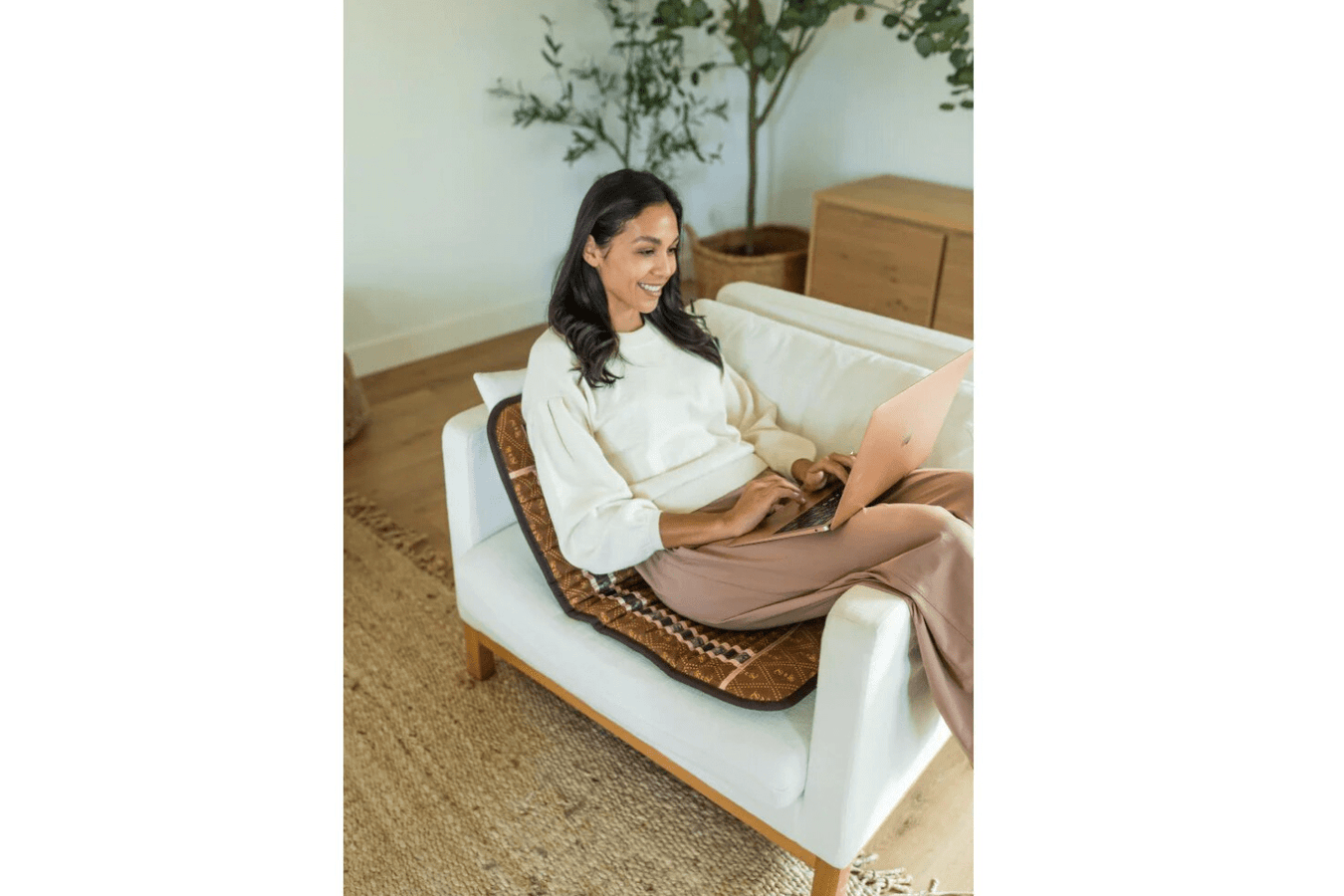Mini Biomat 7000MX Infrared Mat On The Couch