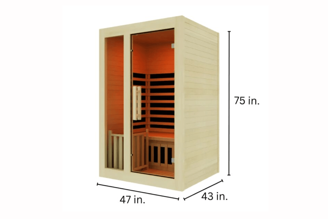 Heavenly Heat Far Infrared 2 Person Sauna The Ideal Home Detox