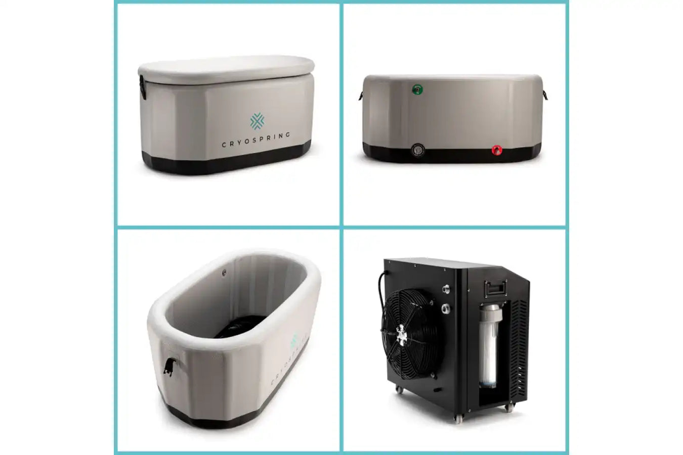 Cryospring Cold Plunge Bath Matte Black