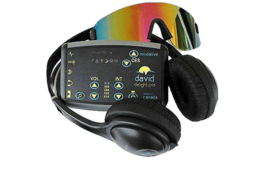 DAVID Delight Pro with CES Light and Sound Therapy System