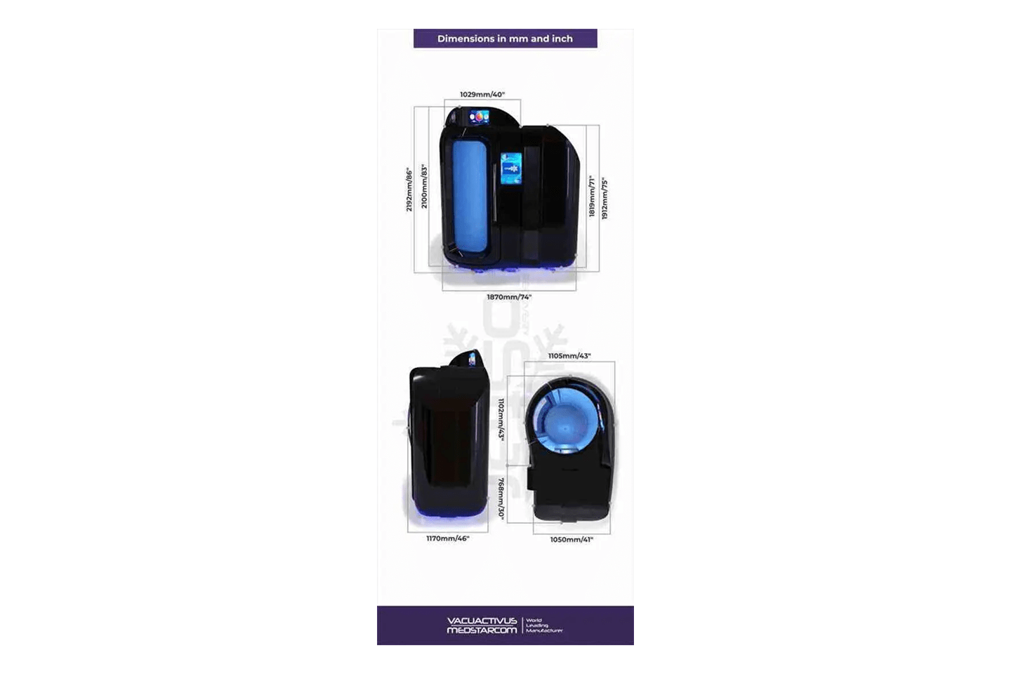 VACUACTIVUS Antarctica Electric Cryotherapy Chamber