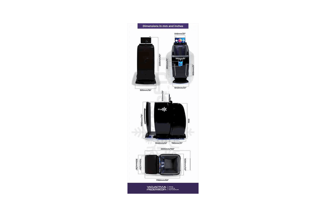 VACUACTIVUS CryoStar Nitrogen Cryo Chamber