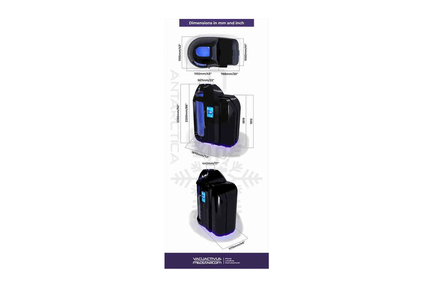 VACUACTIVUS Antarctica Whole Body Electric Cryo Chamber