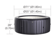 MSPA Carlton 6 Person Hot Tub dims