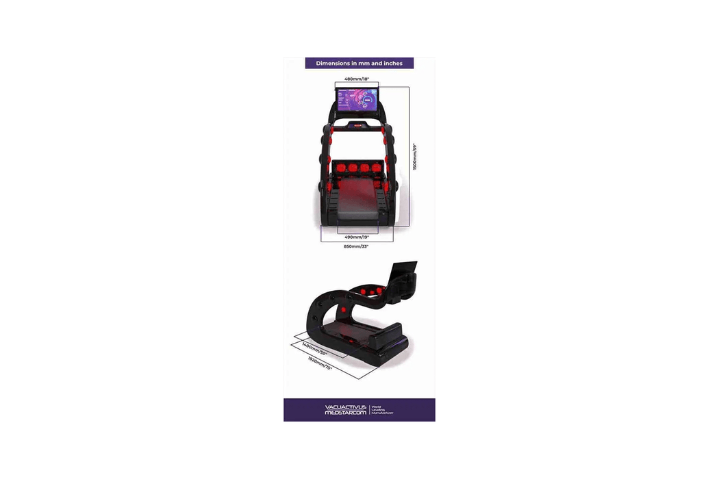 VACUACTIVUS InfraRunick Infrared Commercial Treadmill