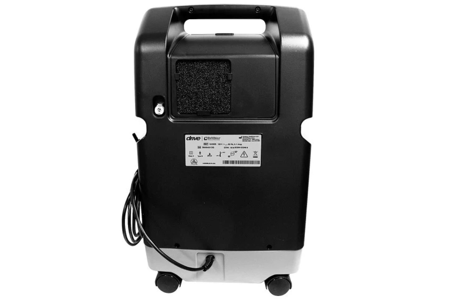 Devilbiss Oxygen Machine For Home, back view
