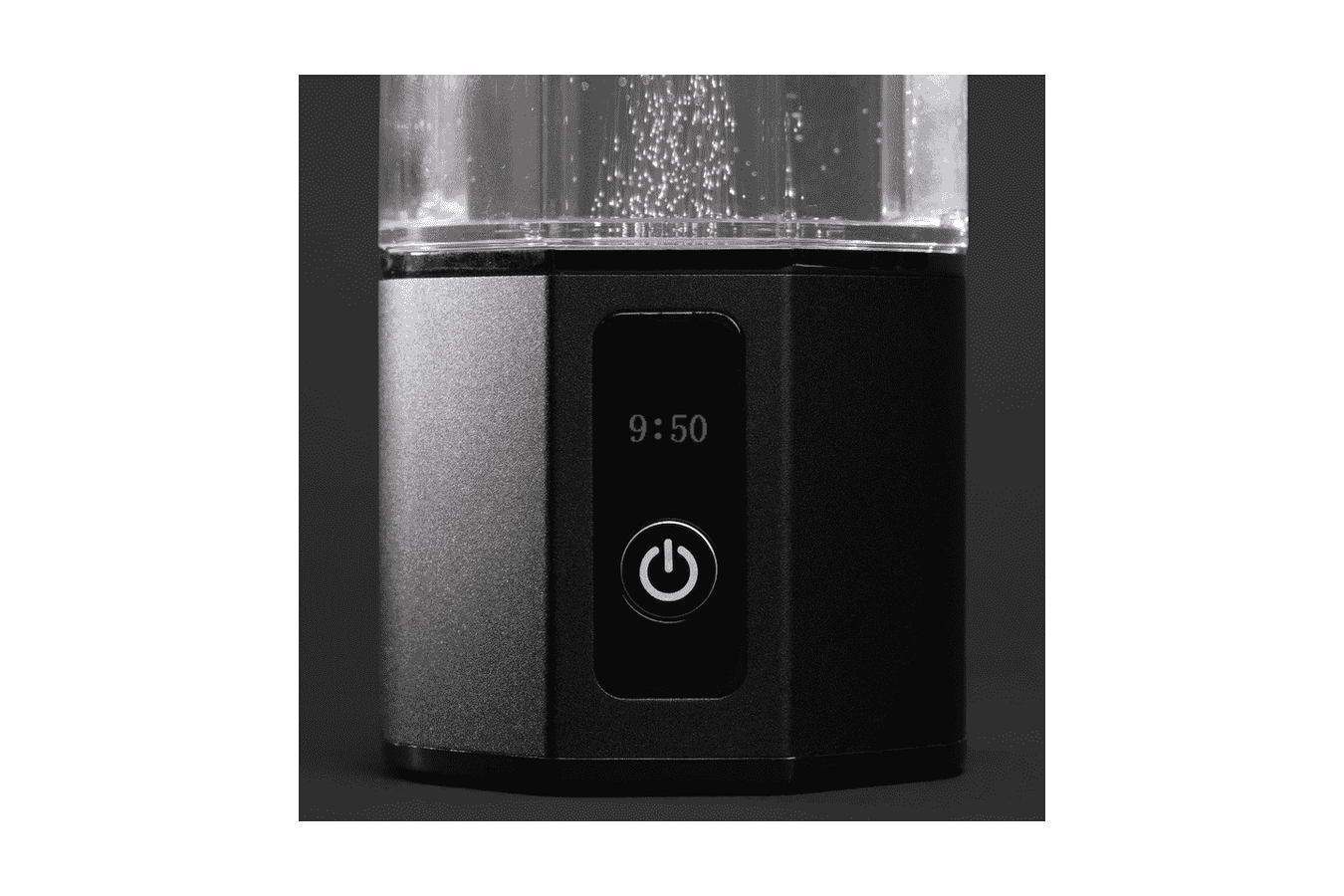 Echo Go+ Hydrogen Water Bottle timer display with control button