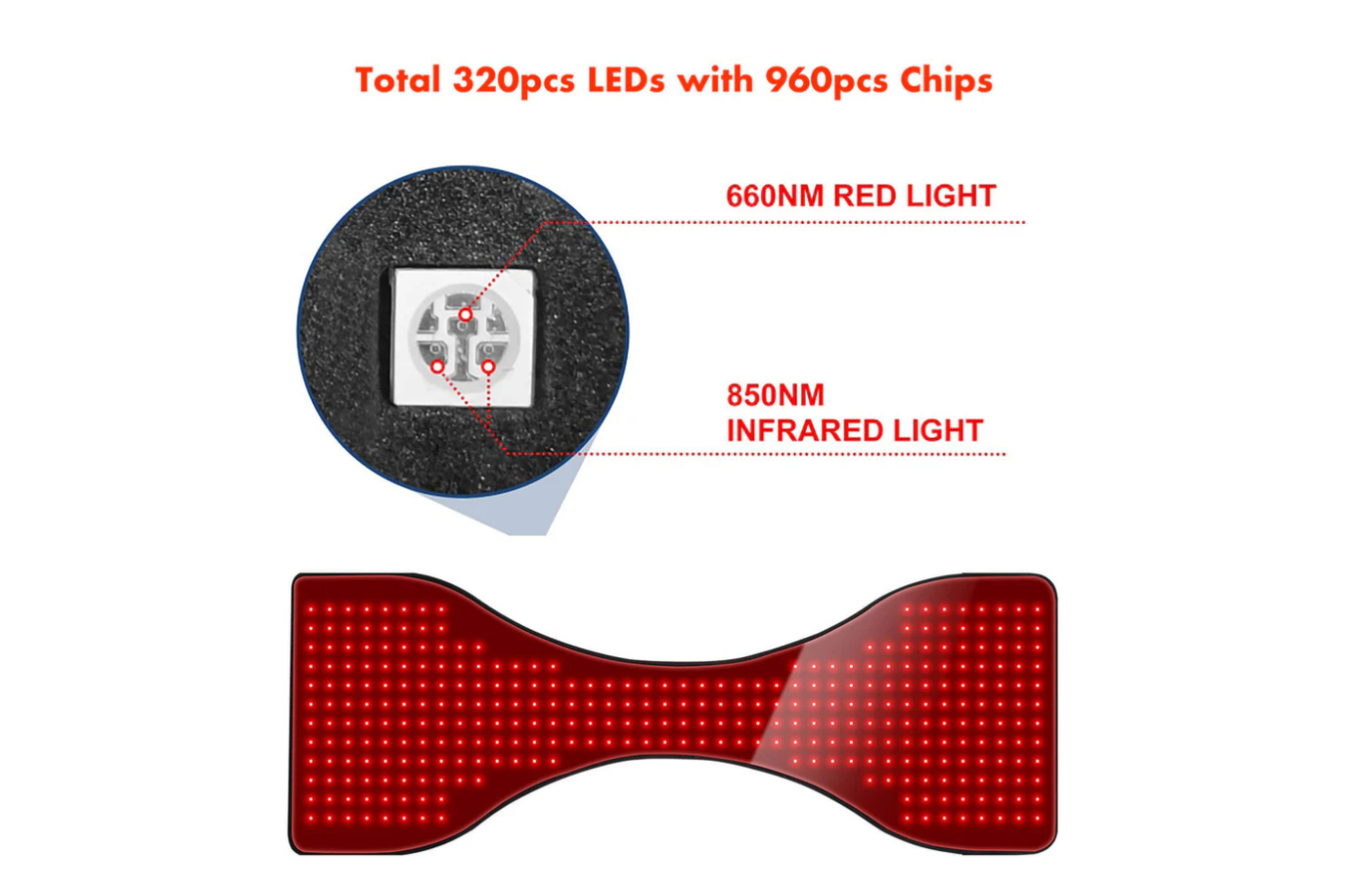 Equiviva Horse Red Light Therapy Large Wrap