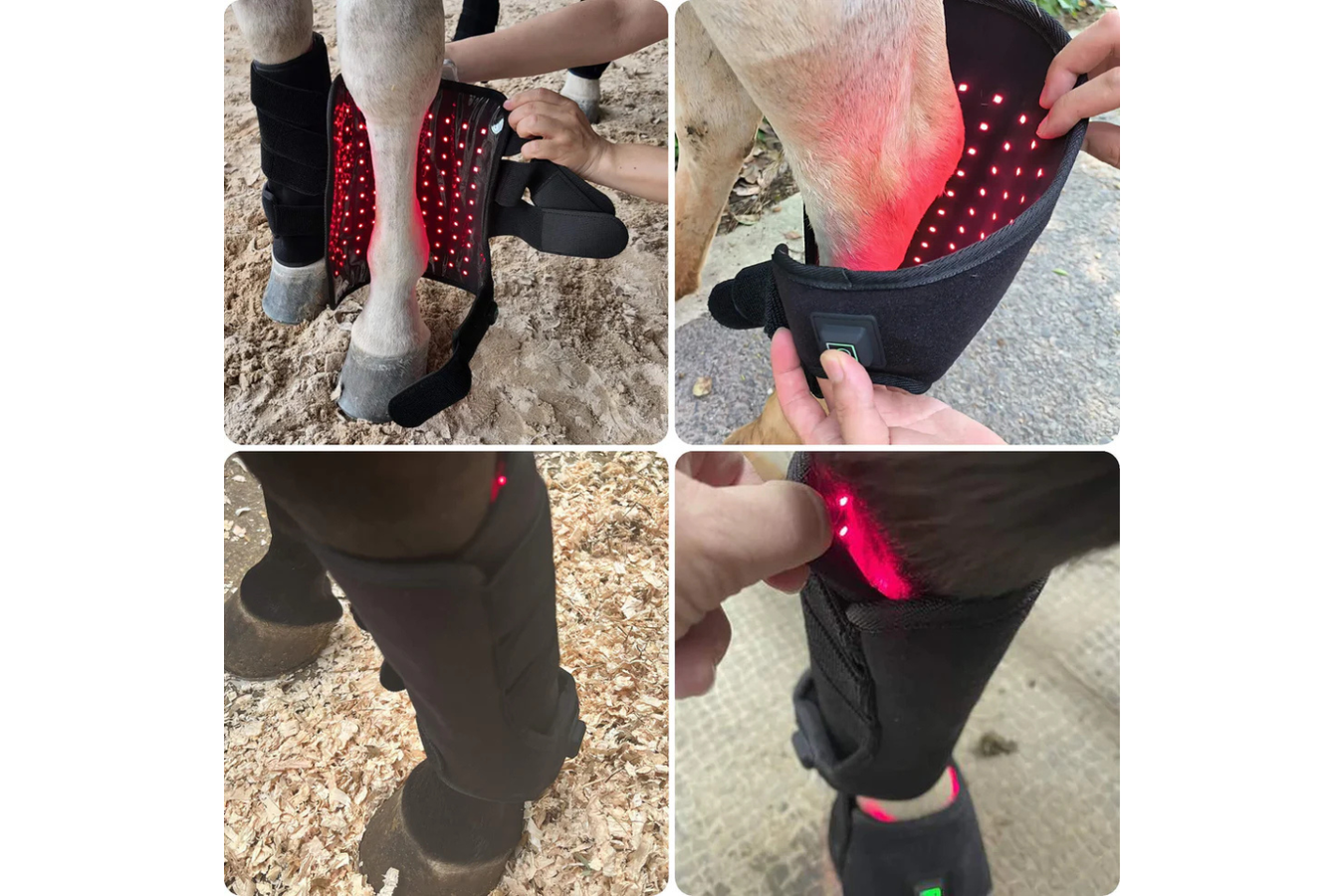 Equiviva Horse Red Light Therapy Leg Wrap Features