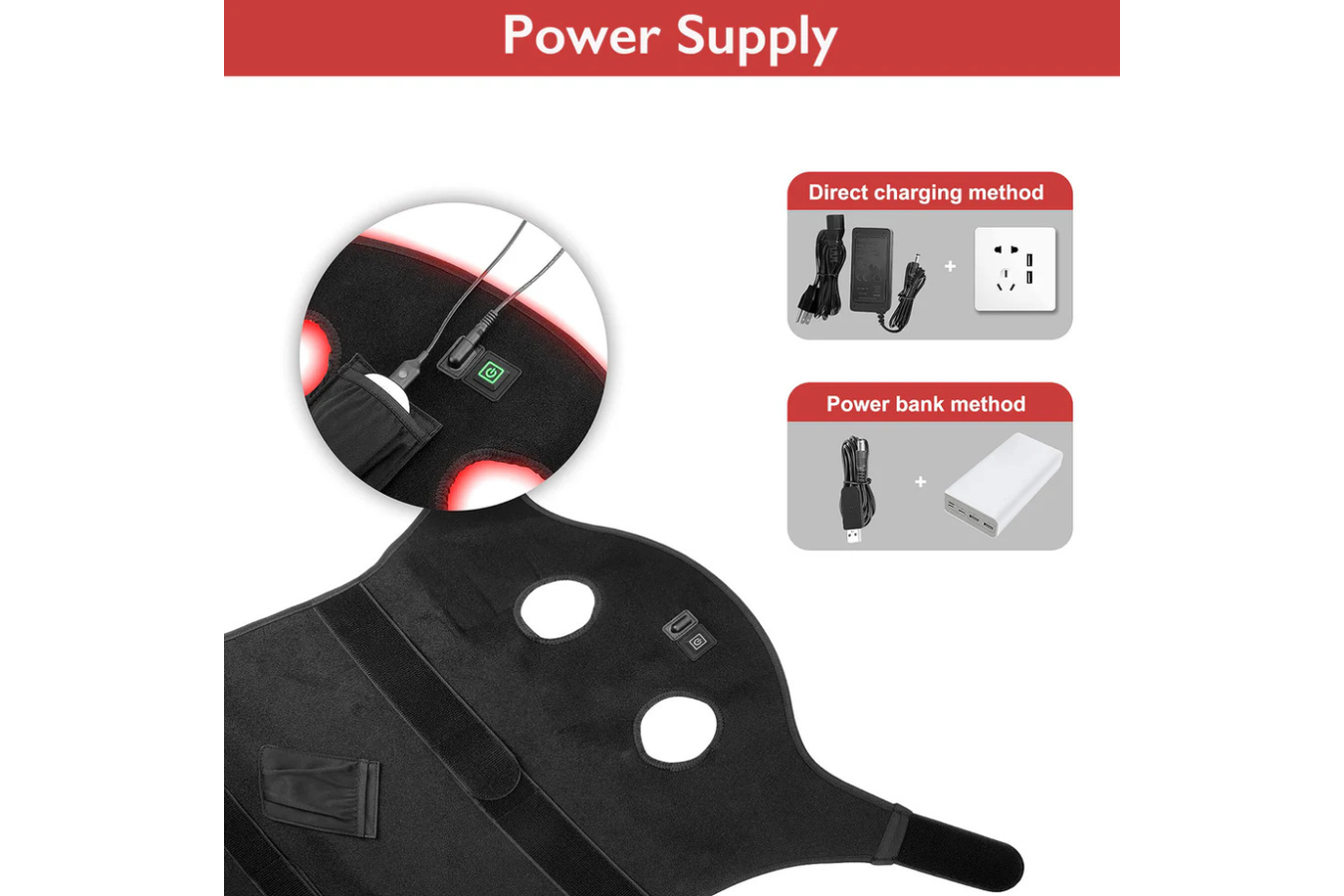 Equiviva Horse Red Light Therapy Poll Cap and Neck Wrap