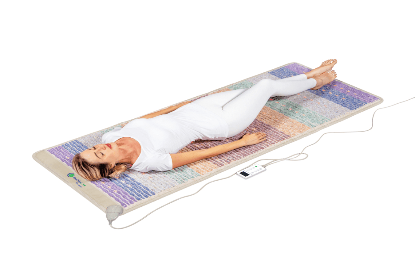 Woman using Healthyline Inframat Pro Large