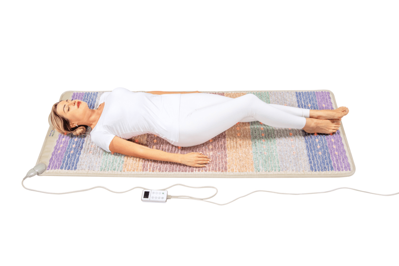 Healthyline Rainbow Mat In Use With Controller