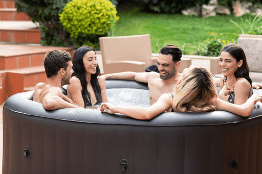 MSPA Vito 6 Person Hot Tub in use