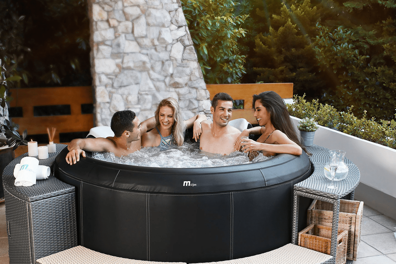 MSPA Camaro 6 Person Hot Tub lifestyle